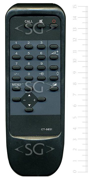 Пульт дистанционного управления для TOSHIBA CT-9851 широкий корпус